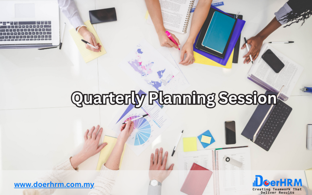 Quarterly planning session- coaching and consulting