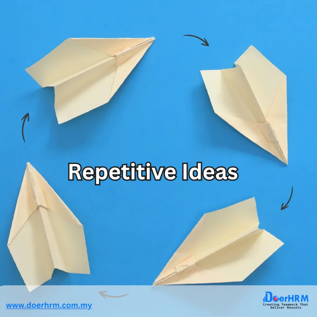 repetitive ideas