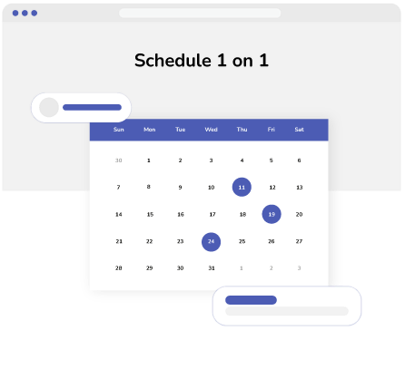 schedule 1 on 1